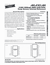 DataSheet MAX1027 pdf